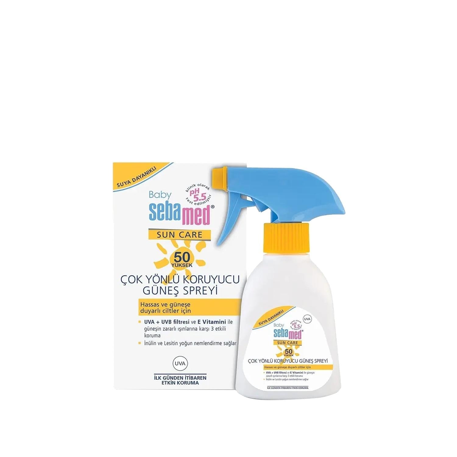 Sebamed Baby Sunscreen Spray SPF50 200ml - Gentle Protection for Sensitive Skin