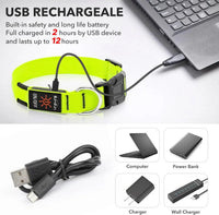LED Dog Collar Rechargeable Light-Up Safety Collar for Night Walking (colors)