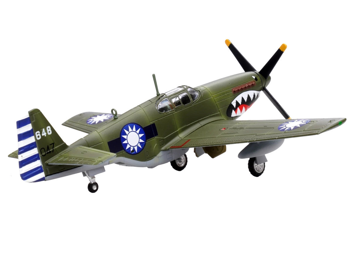 North American P-51C Mustang Aircraft "648 No.32 Squadron" (1945) Chinese Air Force 1/72 Diecast Model Airplane by Legion