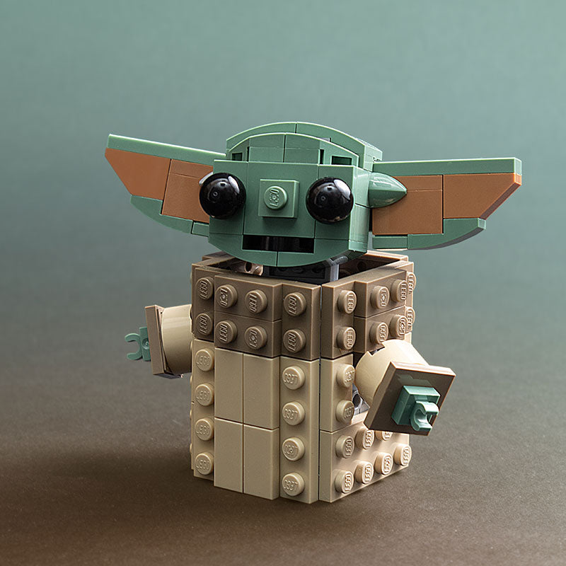 The Child - Baby Yoda Star Wars Mandalorian Set [CUSTOM MOC] made using LEGO parts-Custom LEGO Kit-BIG FRENCHIES-B3 Customs