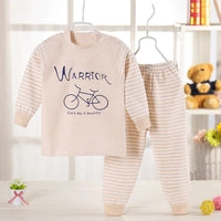 Children's Cotton Pajama Set for Fall and Winter - # BAAA81810029