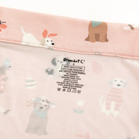 Puppy Egg Hunt (Women's Short Sleeve PJ) - Pink