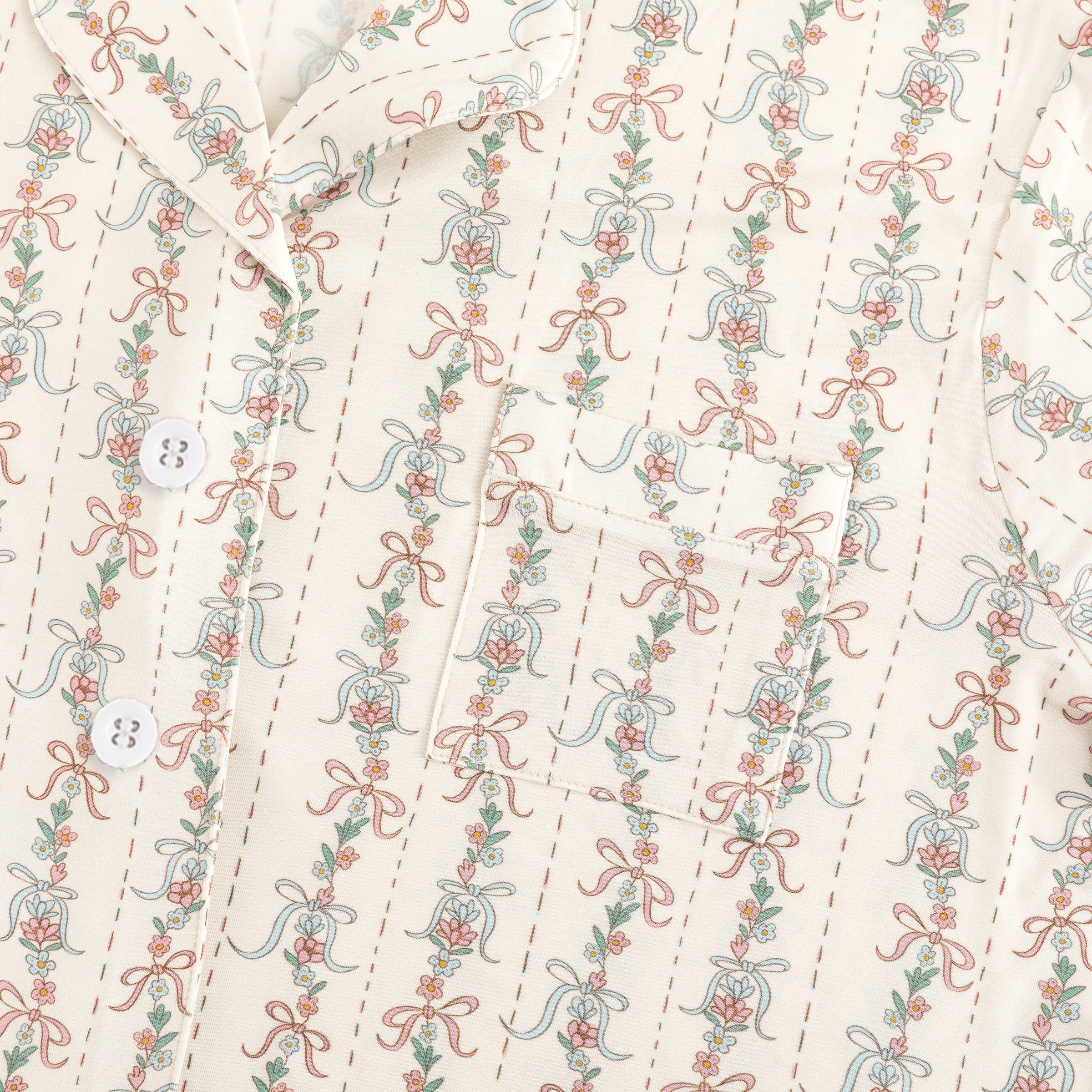 Bow Blossom (Women's Short Sleeve PJ)