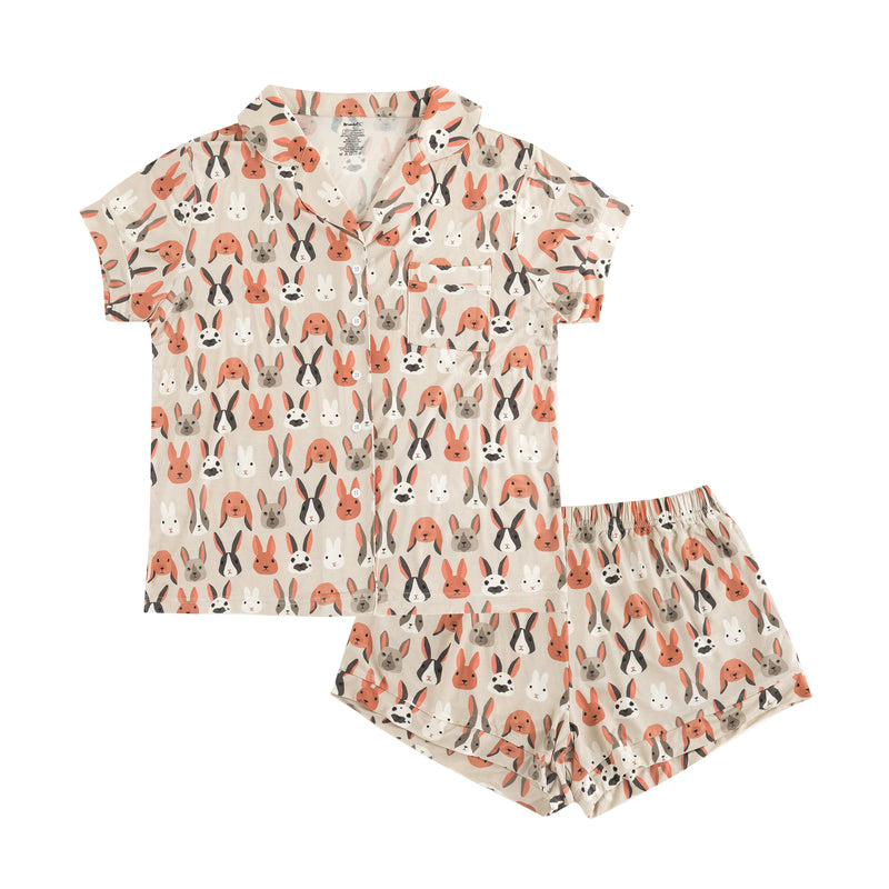 Bunny Crew (Women's Short Sleeve PJ) - BIG FRENCHIES