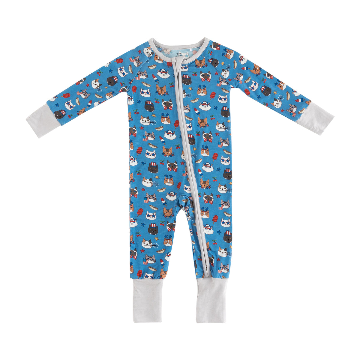 Freedom Cats (Convertible Zip Footies) - BIG FRENCHIES