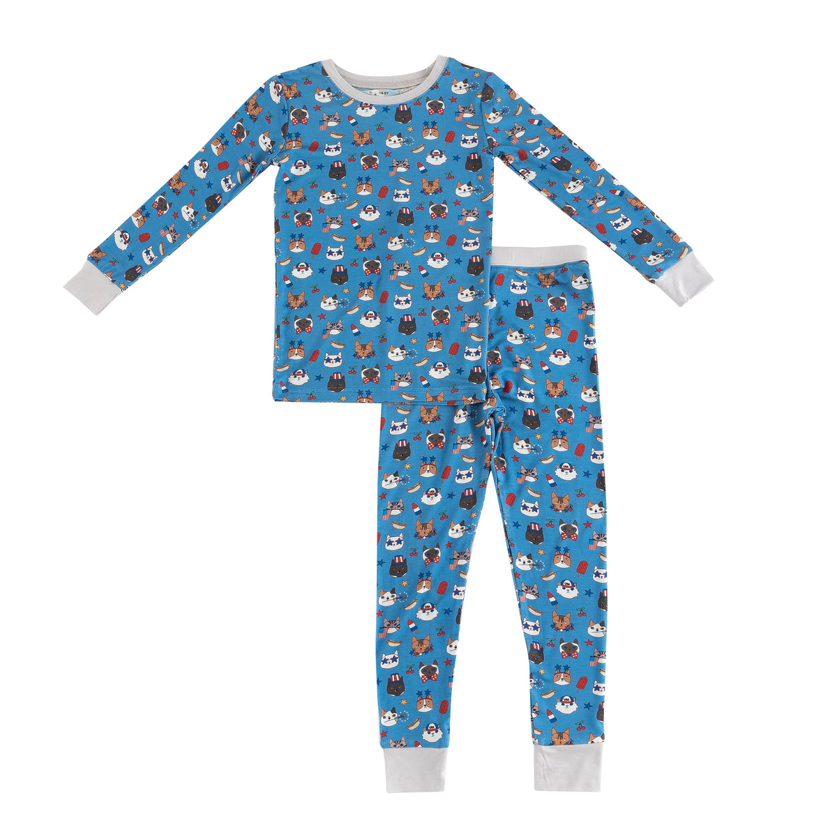 Freedom Cats (Long Sleeve PJ) - BIG FRENCHIES
