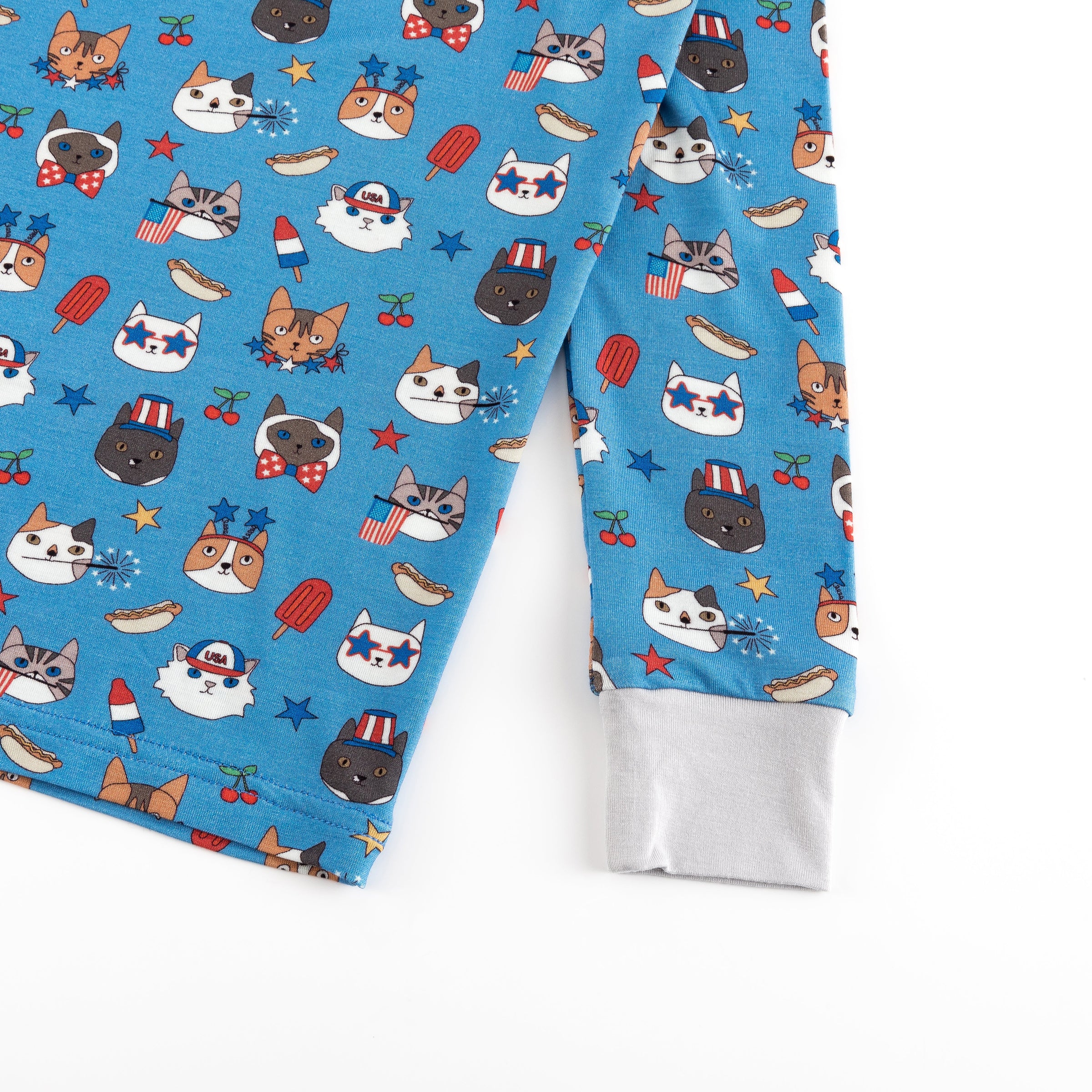 Freedom Cats (Long Sleeve PJ) - BIG FRENCHIES