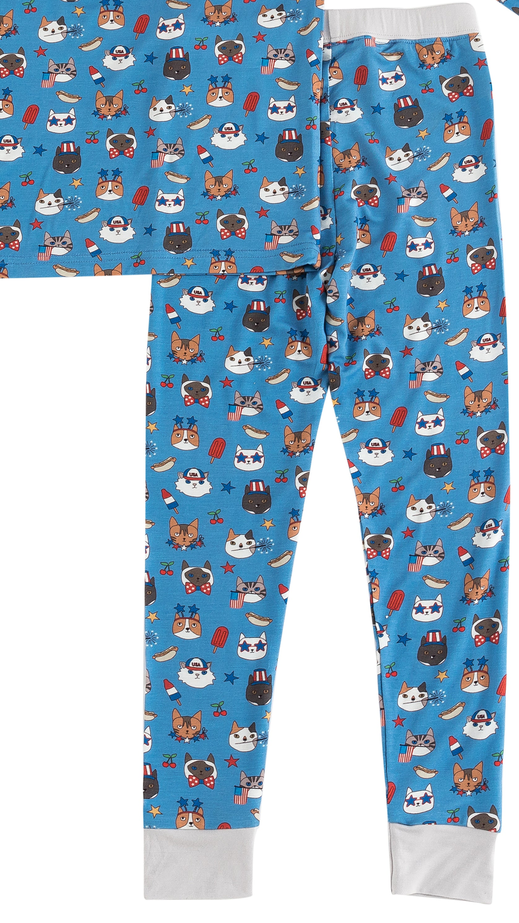 Freedom Cats (Short Sleeve PJ) - BIG FRENCHIES
