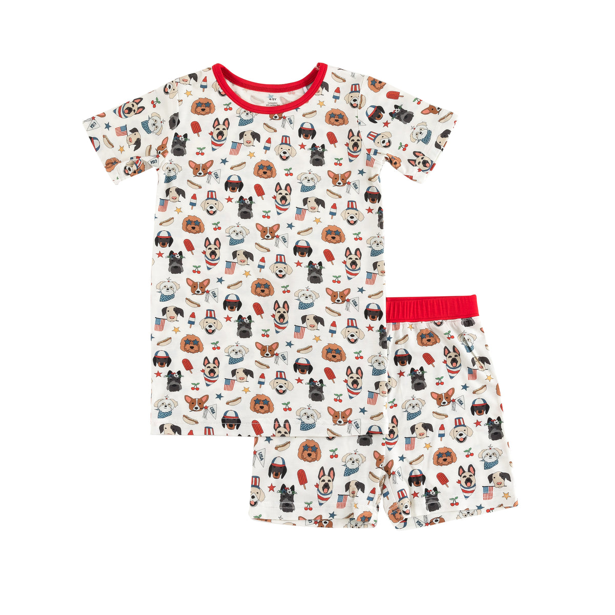 Freedom Dogs (Short PJ set) - BIG FRENCHIES