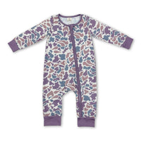 Long sleeves camo print baby kids zipper sleeper - BIG FRENCHIES