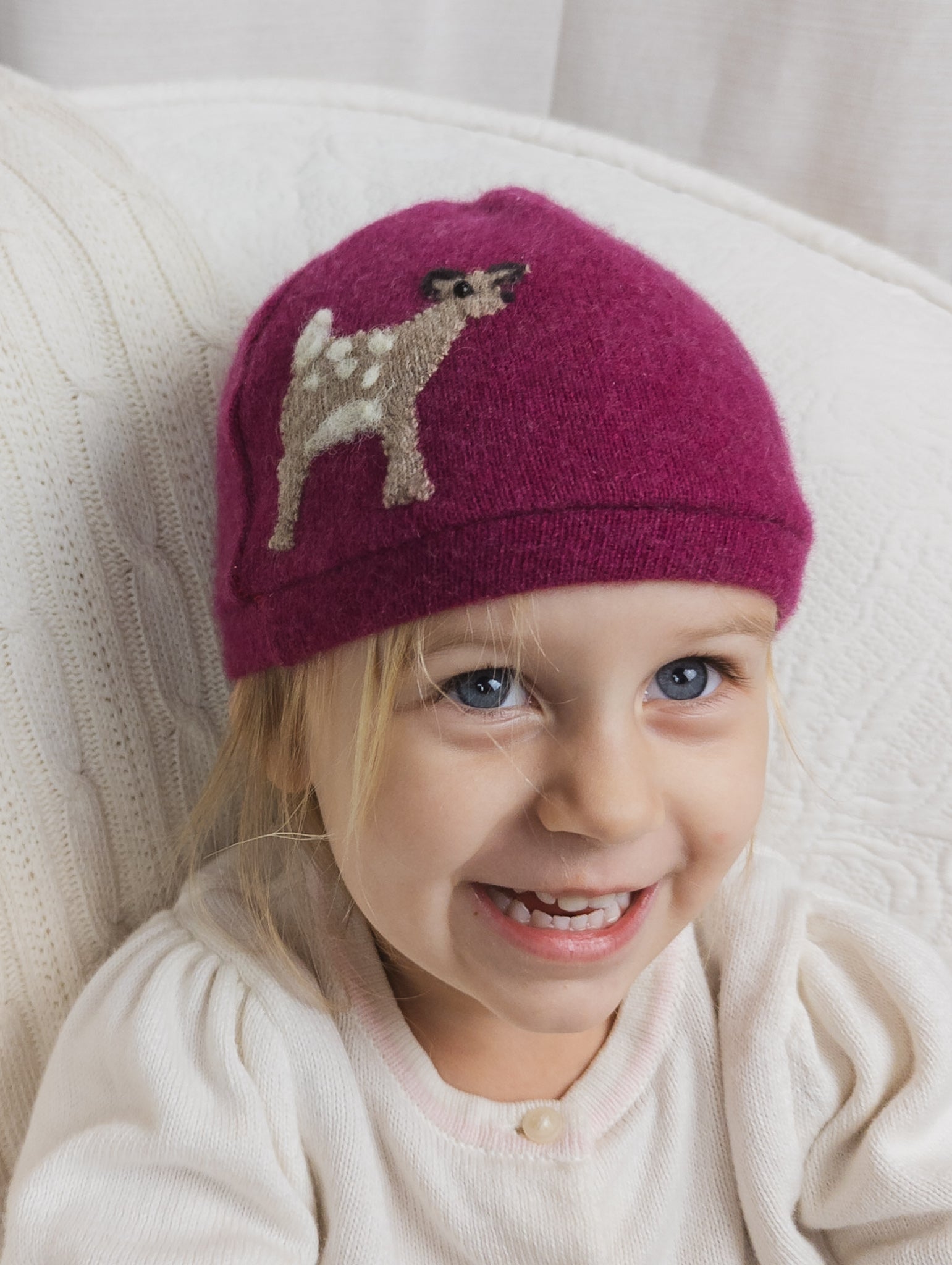 Fawn Cashmere Hat - Toddler - BIG FRENCHIES