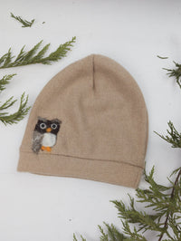 Owl Cashmere Hat - Toddler - BIG FRENCHIES