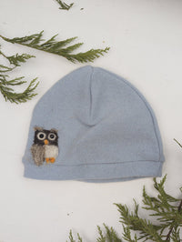 Owl Cashmere Hat - Toddler - BIG FRENCHIES