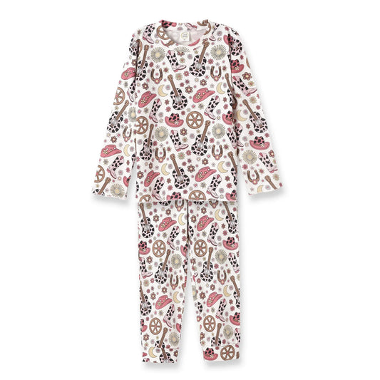 Cowgirl Cutie Girl's Bamboo Pajama Set - BIG FRENCHIES