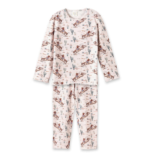 Prairie Princess Girl's Western Bamboo Pajama Set - BIG FRENCHIES