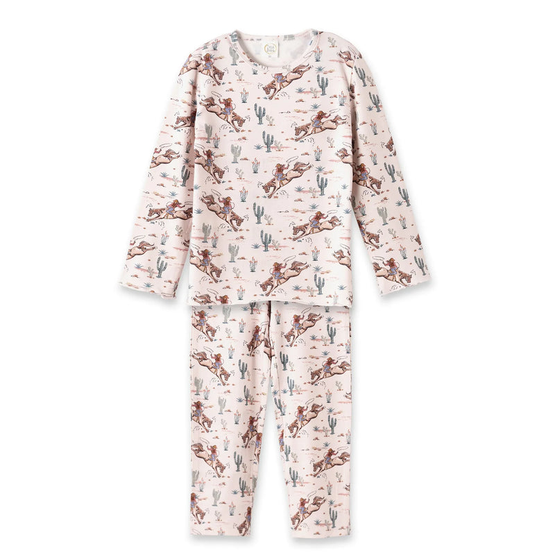 Prairie Princess Girl's Western Bamboo Pajama Set - BIG FRENCHIES