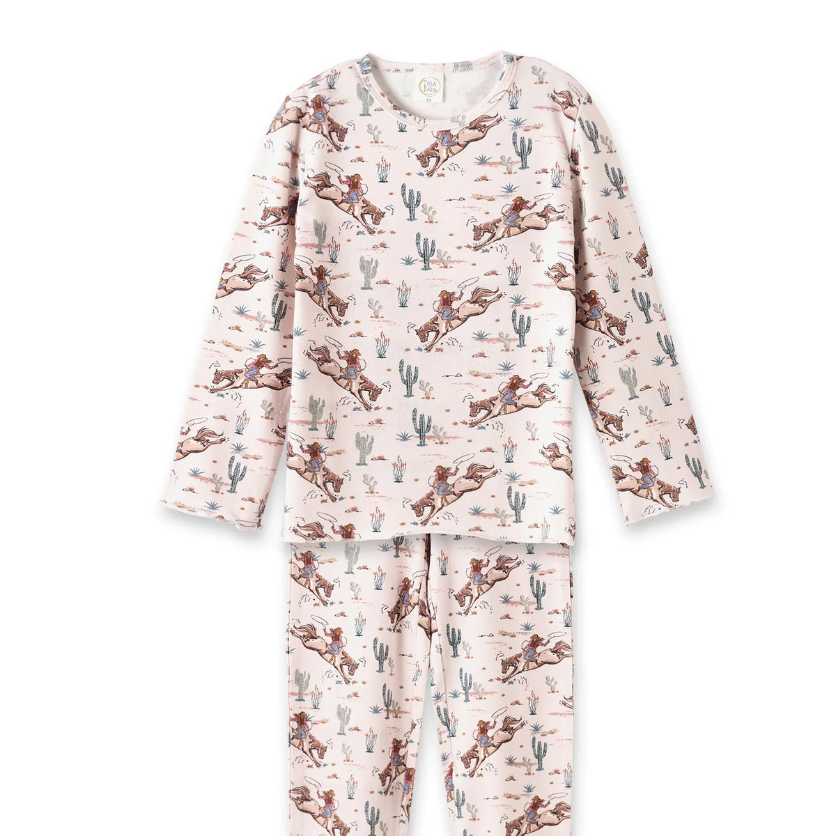 Prairie Princess Girl's Western Bamboo Pajama Set - BIG FRENCHIES