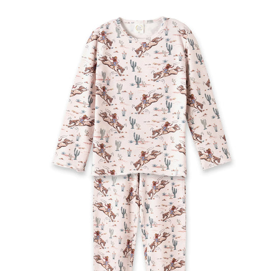 Prairie Princess Girl's Western Bamboo Pajama Set - BIG FRENCHIES