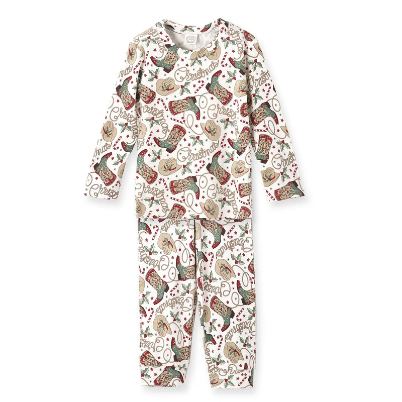 Western Christmas Pajamas for Kids – Bamboo Holiday PJs - BIG FRENCHIES