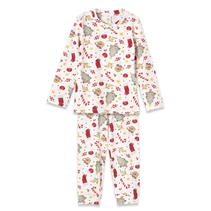 Kids’ Christmas Pajama Set – Soft Bamboo Holiday Sleepwear - Noel - BIG FRENCHIES