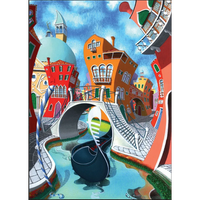 La Gondola 500 Piece Premium Jigsaw Puzzle Art & Fable - BIG FRENCHIES