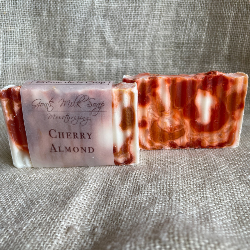 Goats Milk Soap - Cherry Almond - BIG FRENCHIES