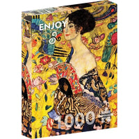 Lady with a Fan by Klimt 1000 Piece Jigsaw Puzzle Enjoy
