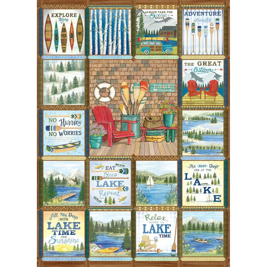 Lake Country 1000 Piece Jigsaw Puzzle Cobble Hill