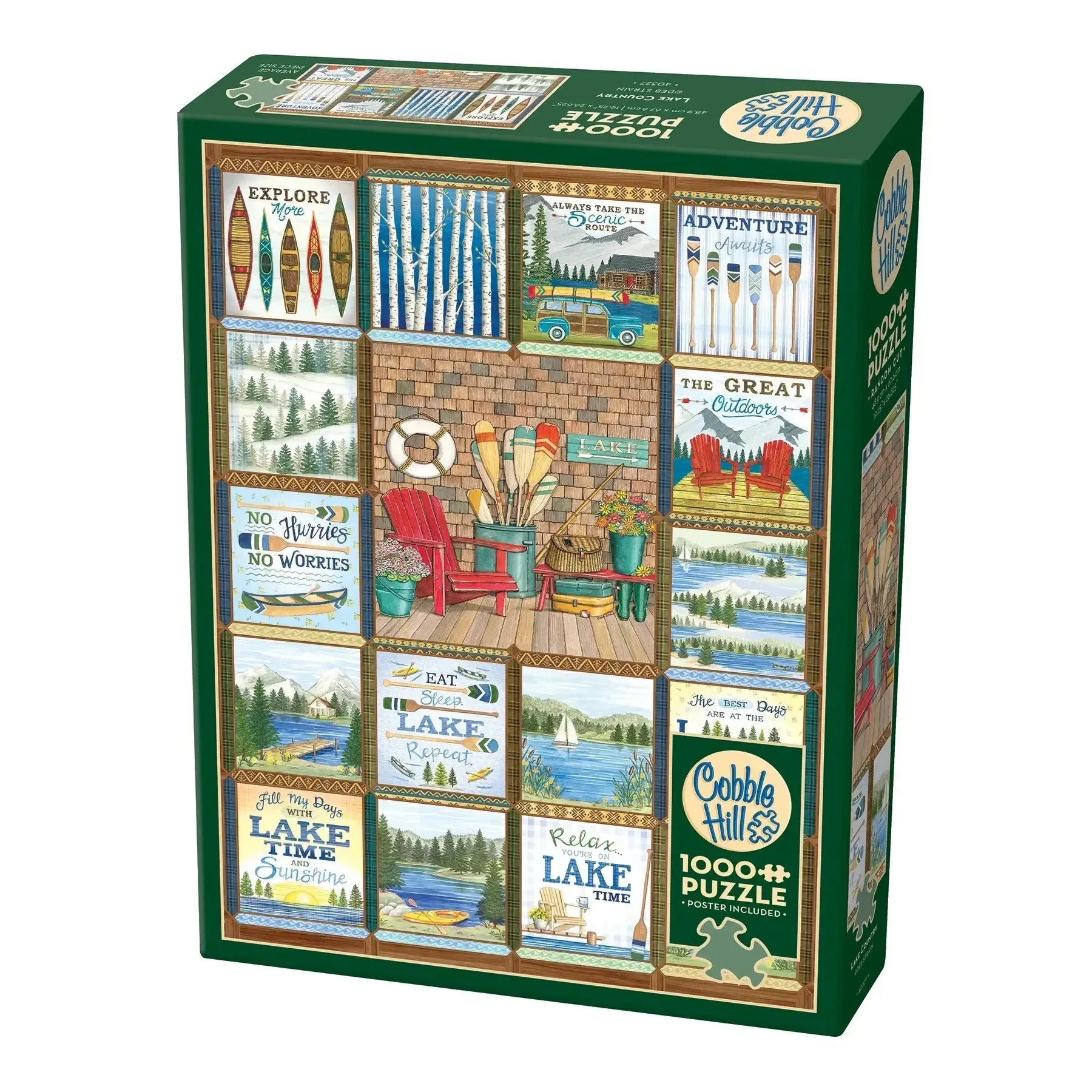 Lake Country 1000 Piece Jigsaw Puzzle Cobble Hill