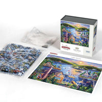 Lake House 1000 Piece Jigsaw Puzzle Boardwalk - BIG FRENCHIES