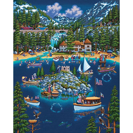 Lake Tahoe 1000 Piece Jigsaw Puzzle Dowdle