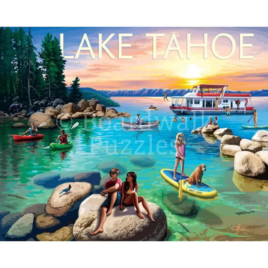 Lake Tahoe 210 Piece Jigsaw Puzzle Boardwalk - BIG FRENCHIES