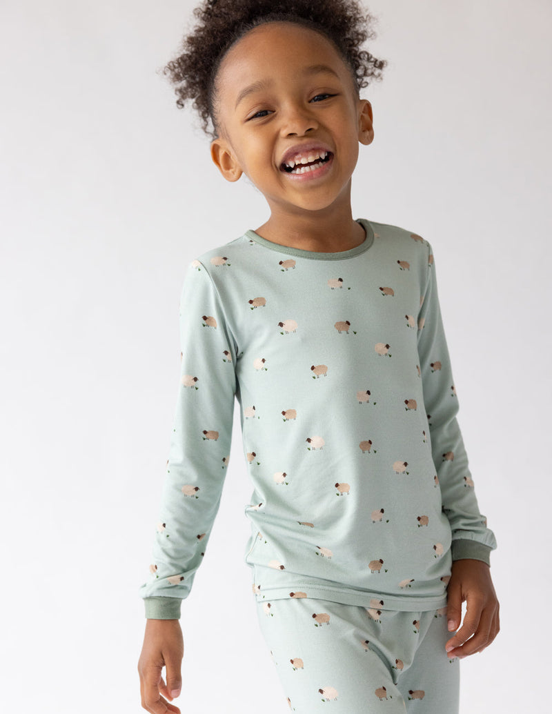 Lamb Bamboo Kids Pajama Set - BIG FRENCHIES