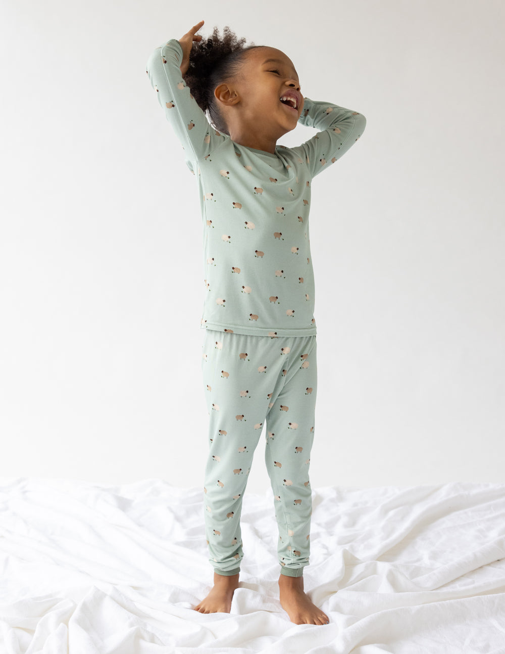 Lamb Bamboo Kids Pajama Set - BIG FRENCHIES