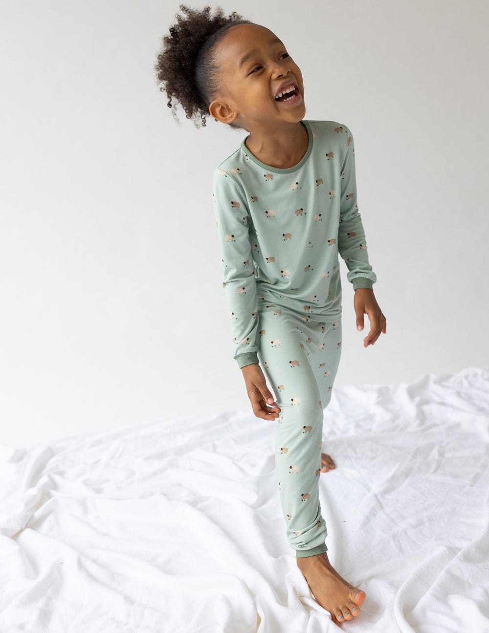 Lamb Bamboo Kids Pajama Set - BIG FRENCHIES