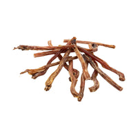 BAFFS NATURALS All-Natural Premium Lamb Pizzle Dog Chews – (8oz Bag) - BIG FRENCHIES