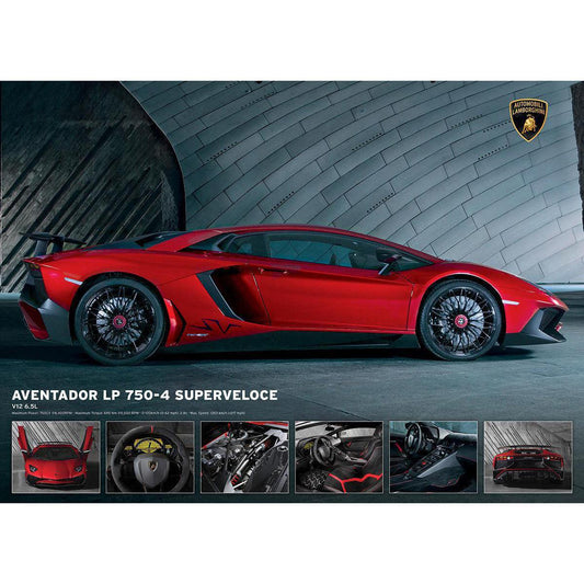 Lamborghini Aventador LP750-4 Superveloce 1000 Piece Jigsaw Puzzle Eurographics - BIG FRENCHIES