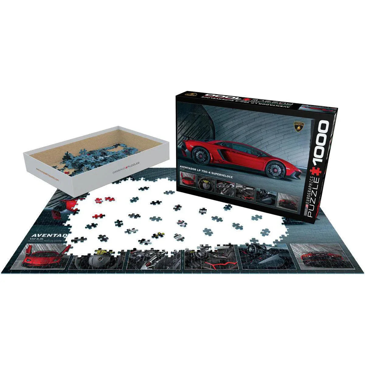 Lamborghini Aventador LP750-4 Superveloce 1000 Piece Jigsaw Puzzle Eurographics - BIG FRENCHIES