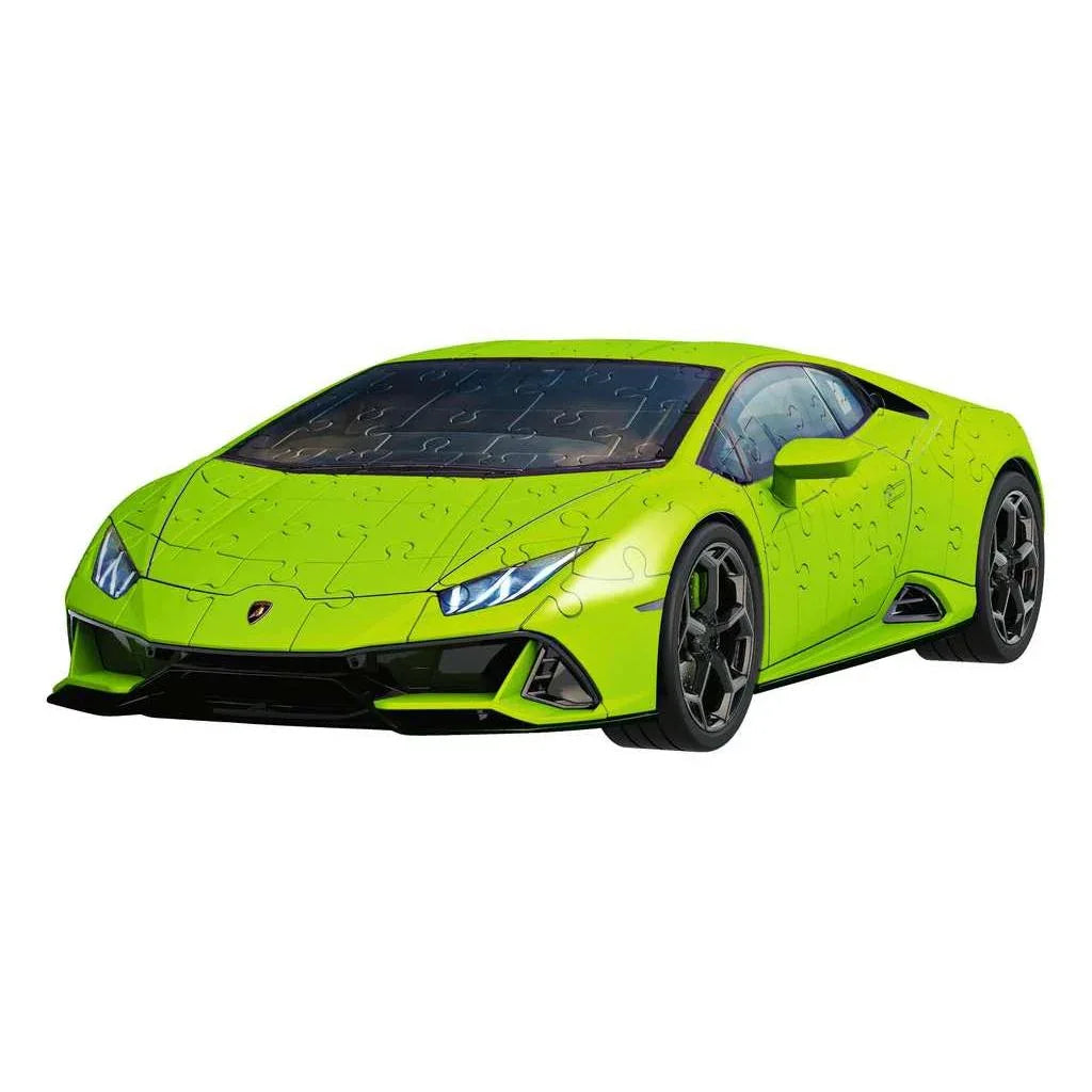 Lamborghini Huracán EVO Green 156 Piece 3D Jigsaw Puzzle Ravensburger - BIG FRENCHIES