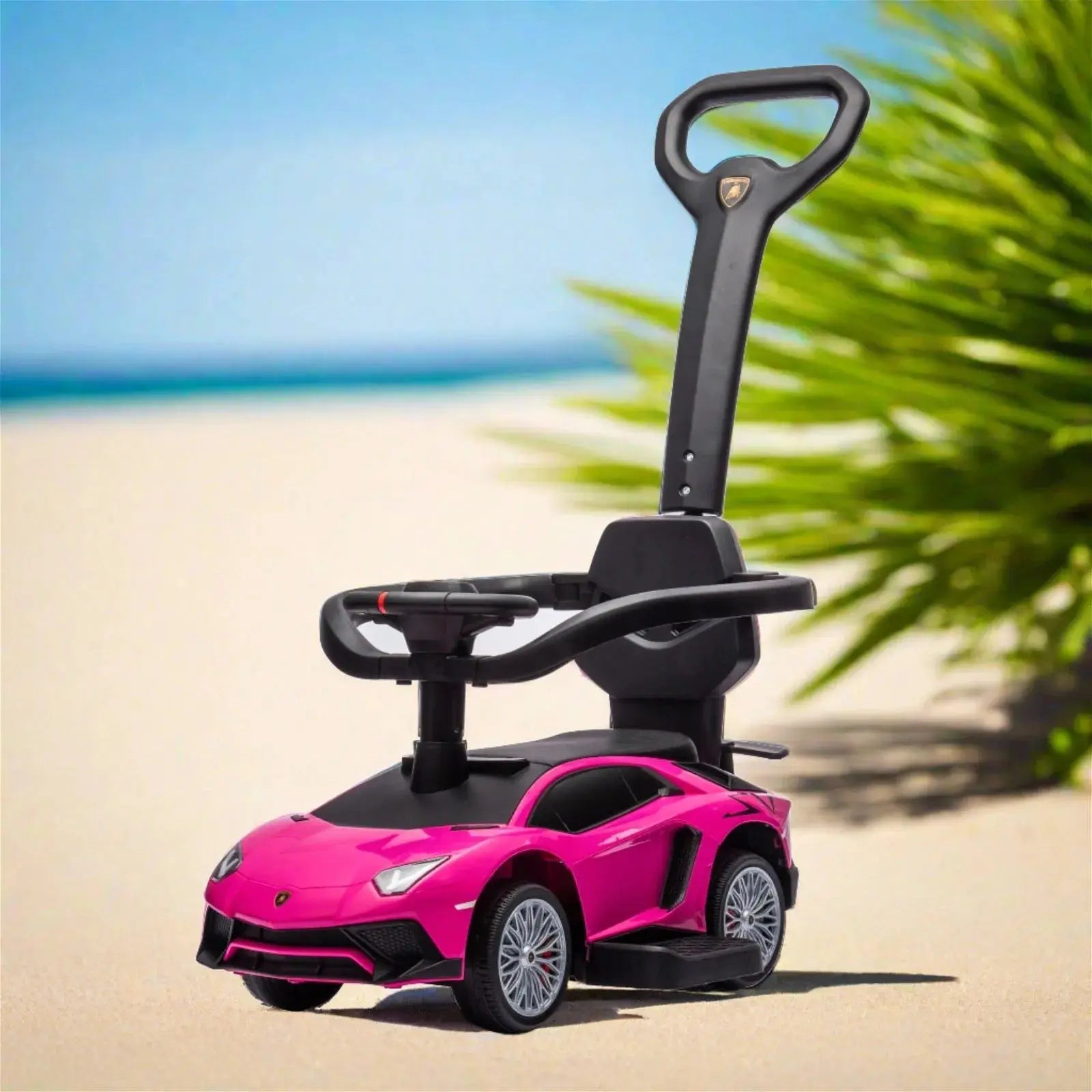Lamborghini 3-in-1 Kids Push Ride On Toy Car - BIG FRENCHIES