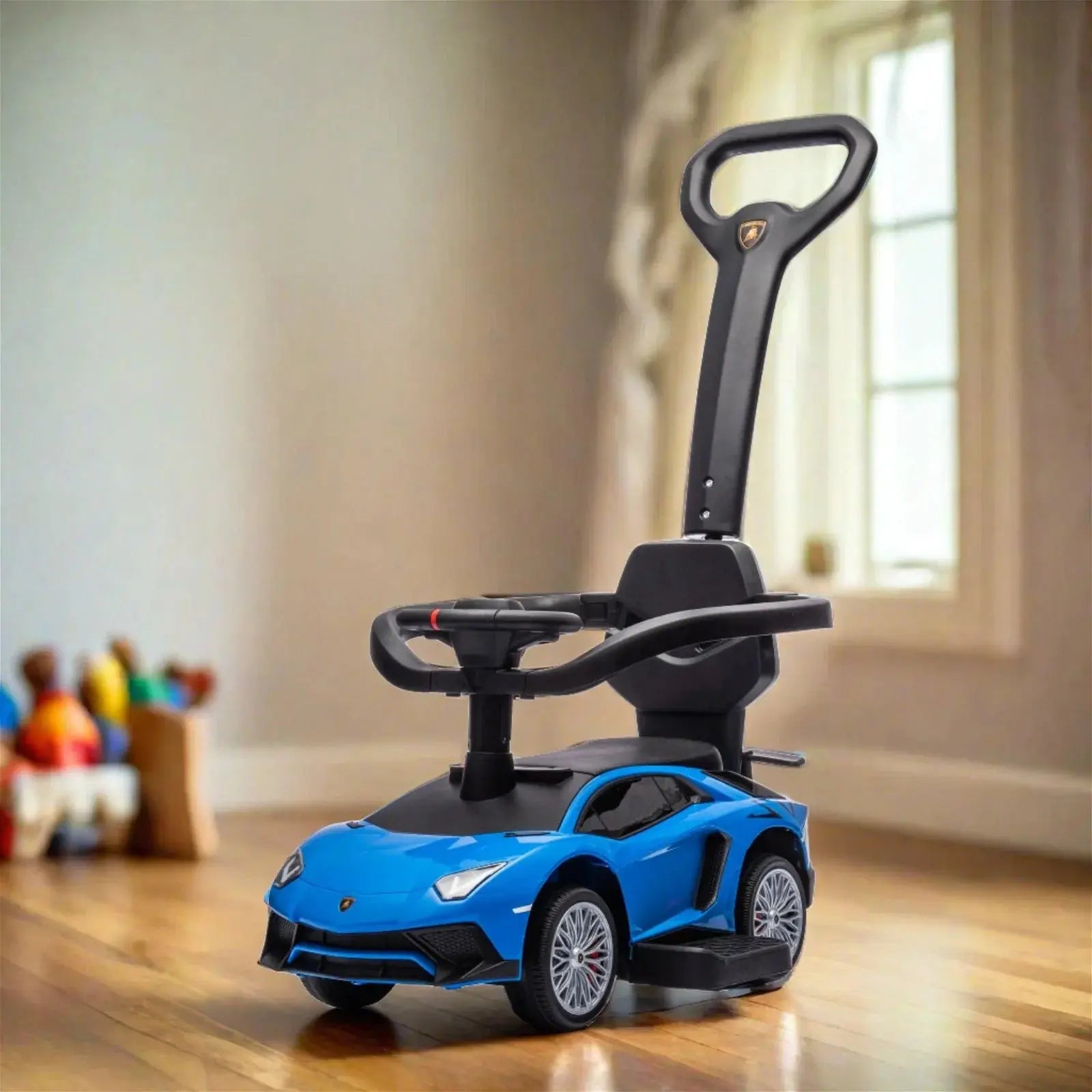 Lamborghini 3-in-1 Kids Push Ride On Toy Car - BIG FRENCHIES