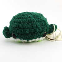 Lana the Lime Whale Crocheted Plushie