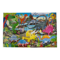 Land of Dinosaurs 100 Piece Jigsaw Puzzle eeBoo - BIG FRENCHIES