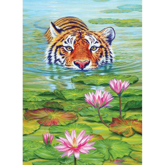 Land of the Lotus 1000 Piece Jigsaw Puzzle Cobble Hill - BIG FRENCHIES