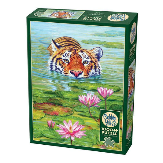 Land of the Lotus 1000 Piece Jigsaw Puzzle Cobble Hill - BIG FRENCHIES