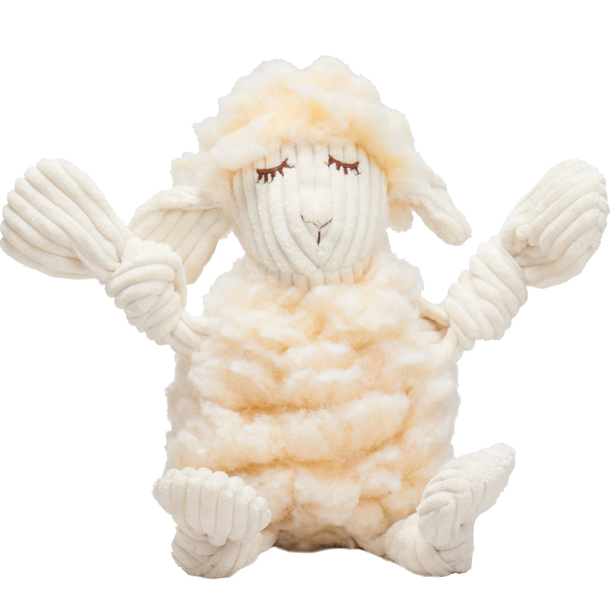Louise Lamb HuggleFleece® FlufferKnottie™ Plush Dog Toy - BIG FRENCHIES