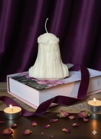 Large Veiled Lady Sculpture Candle