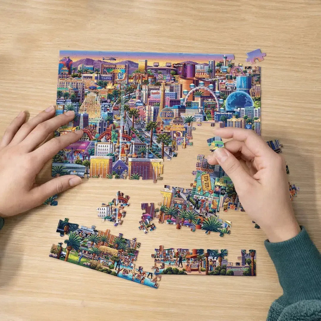 Las Vegas Strip 210 Piece Jigsaw Puzzle Boardwalk - BIG FRENCHIES