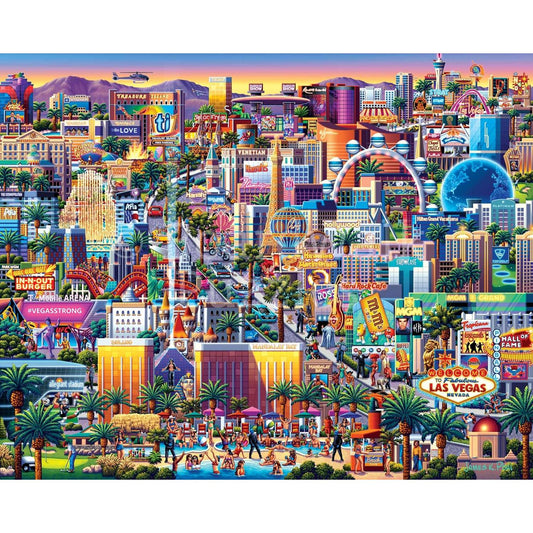 Las Vegas Strip 500 Piece Jigsaw Puzzle Boardwalk