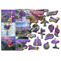 Lavender France 150 Piece Wood Jigsaw Puzzle Wooden City